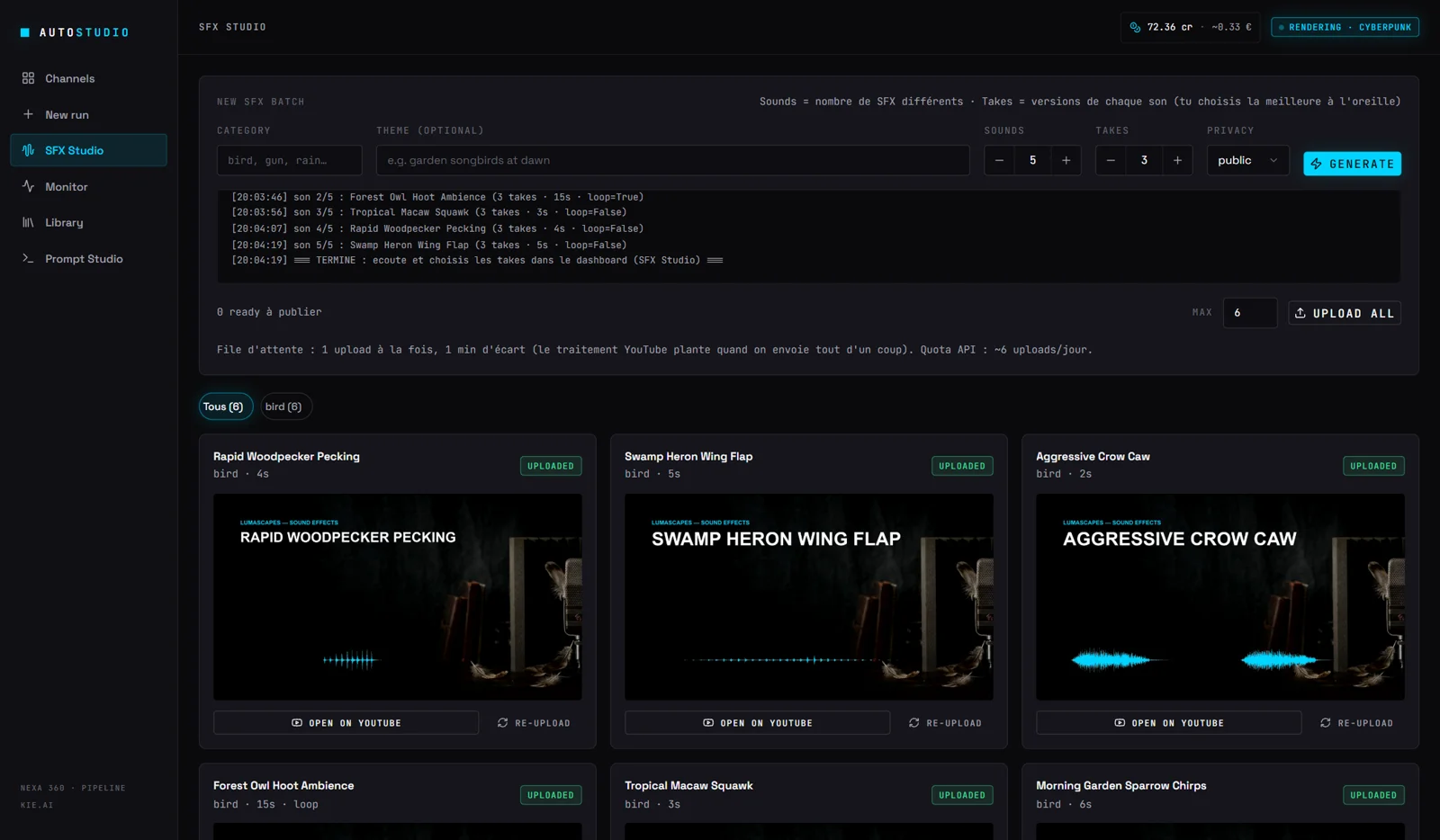 AutoStudio — SFX Studio